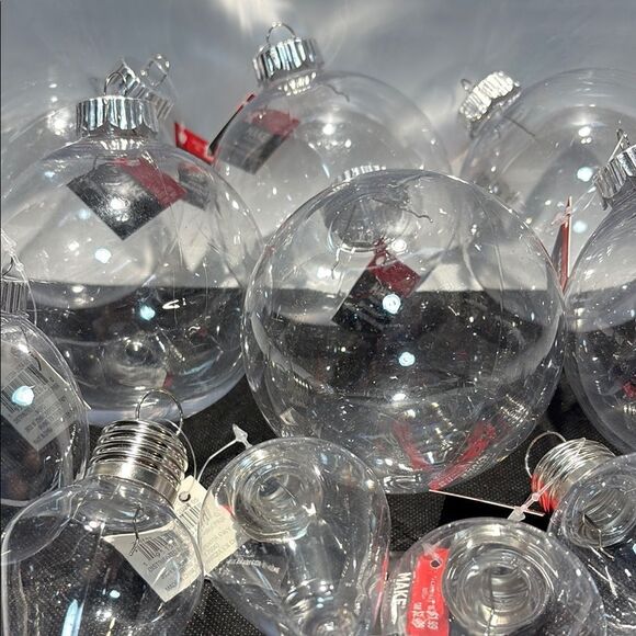 DIY Clear plastic Christmas Ornaments Set - Picture 5 of 10